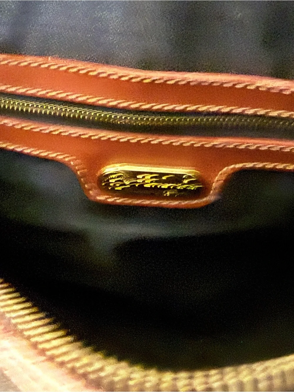 Stunning Vtg Fendi Pequin Striped Boston Bag